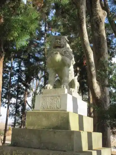 武水別神社の狛犬