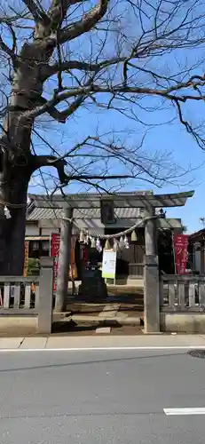 三ツ木神社の鳥居