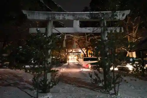 鈿女神社の鳥居