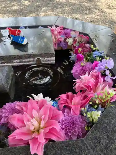 新琴似神社の手水