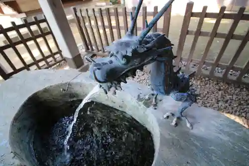 天沼八幡神社の手水