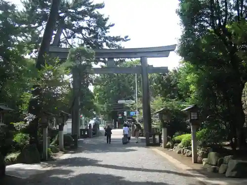 寒川神社の鳥居