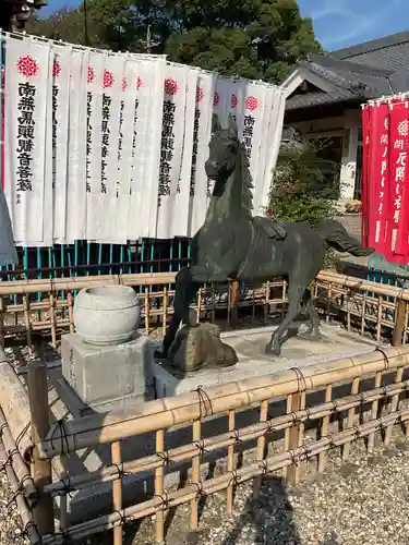 龍泉寺の狛犬
