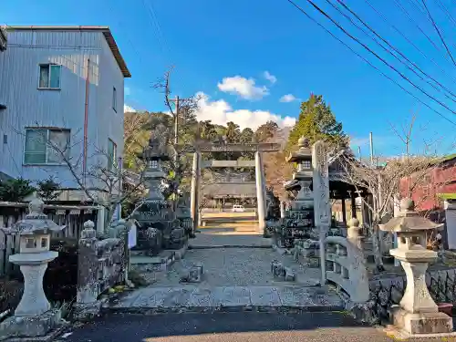 陽夫多神社の鳥居