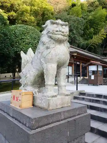 鹿児島縣護國神社の狛犬