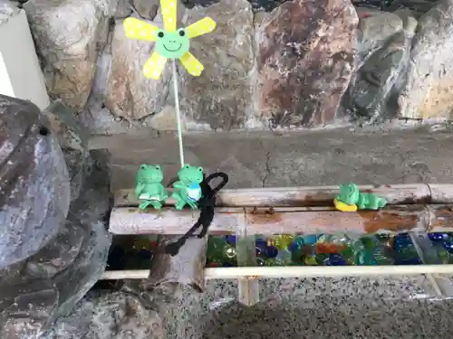 星置神社の手水舎