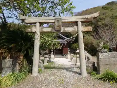 元嶋神社の鳥居