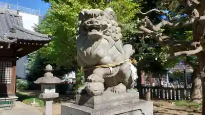 竹塚神社の狛犬