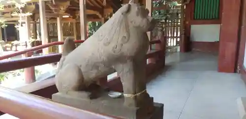 越ヶ谷久伊豆神社の狛犬