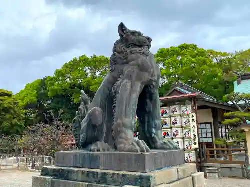 結城神社の狛犬