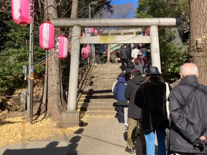 中野氷川神社の鳥居