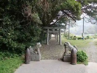 雷命神社の狛犬