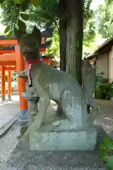 孫太郎稲荷神社（薬師寺境内社）の狛犬