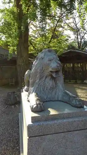 三囲神社の狛犬