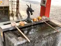 豊玉姫神社の手水舎
