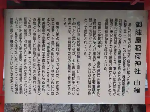 御陣屋稲荷神社(静岡県)