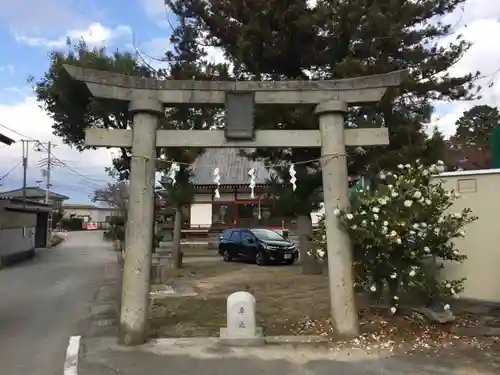 建岡神社の鳥居