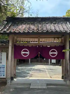 柳川総鎮守 日吉神社の山門・神門