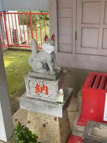 堰神社の狛犬