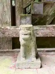 劔之宮王子神社の狛犬