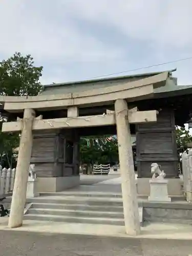 国安天満神社の鳥居