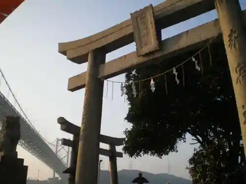 和布刈神社の鳥居