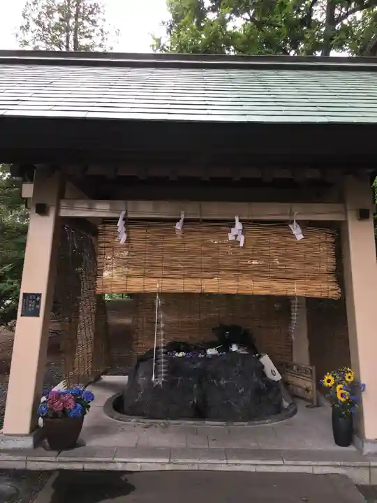 厚別神社の手水舎