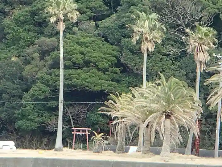 水底神社の景色
