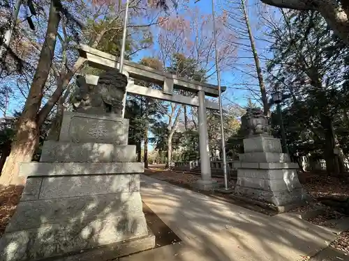 諏訪神社の鳥居