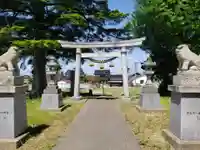 徳市神明社の鳥居