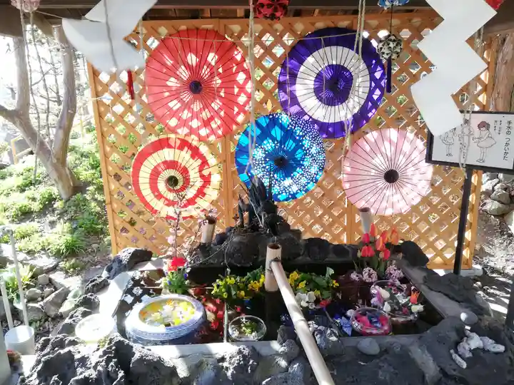 虻田神社の手水舎