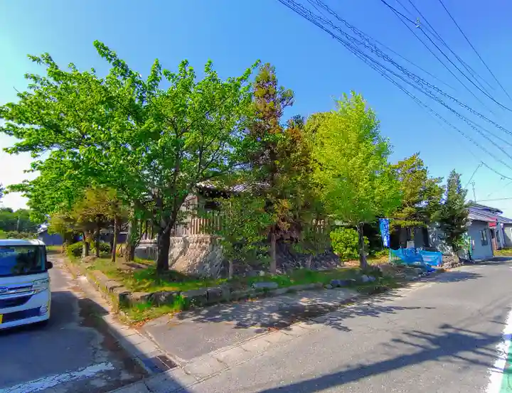 神明社(萩原町河田方)の自然