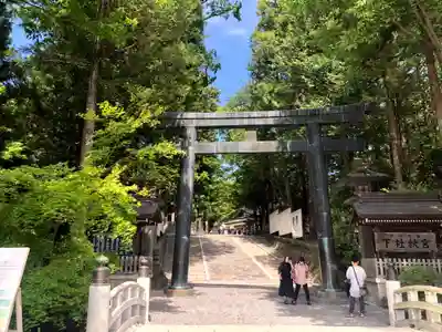 諏訪大社下社秋宮の御朱印