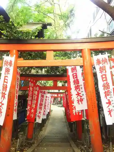 朝日神社の鳥居