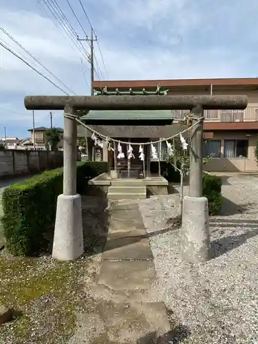 大塚八坂神社の鳥居