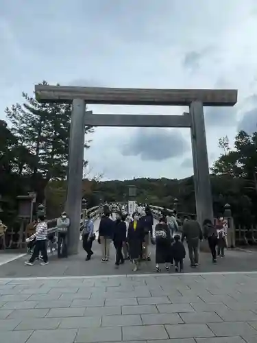 伊勢神宮内宮（皇大神宮）の鳥居