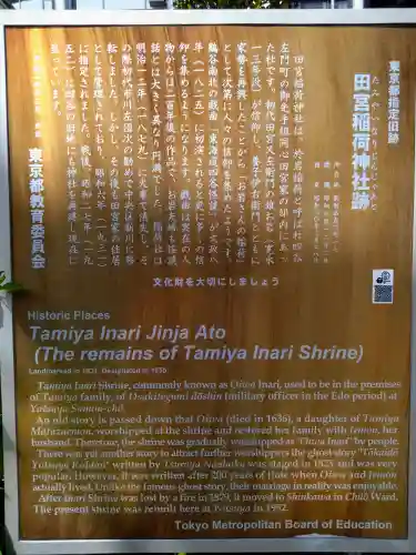 四谷於岩稲荷田宮神社の歴史