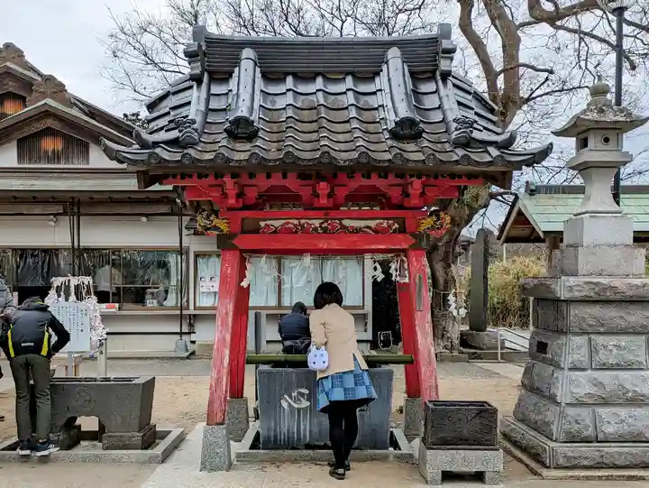 白子神社の手水舎
