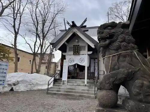 星置神社の狛犬