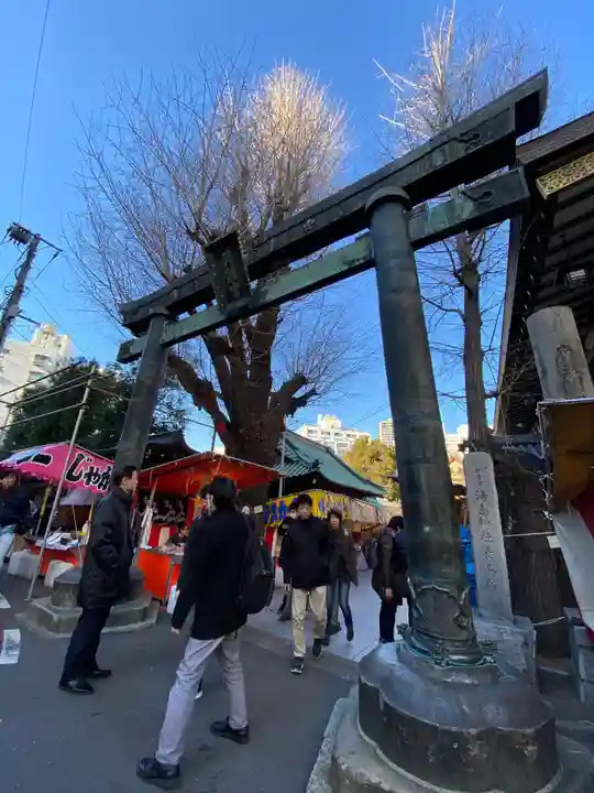 湯島天満宮の鳥居