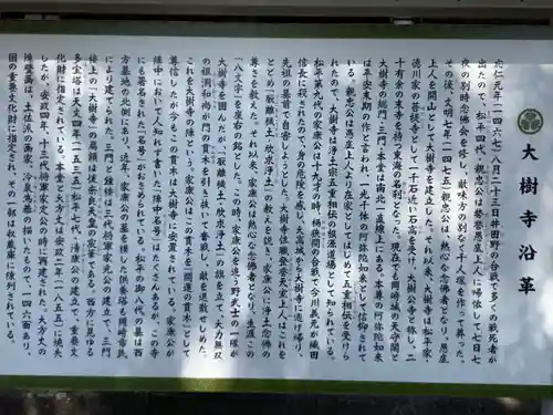 大樹寺（松安院大樹寺）(愛知県)