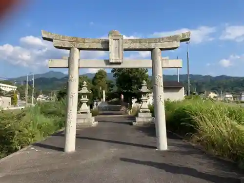 若宮神社の鳥居