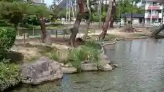 麓山神社の庭園