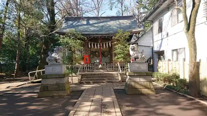 神明氷川神社の本殿・本堂