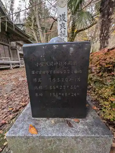 小室浅間神社(山梨県)