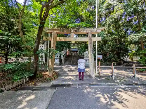 白山神社の鳥居