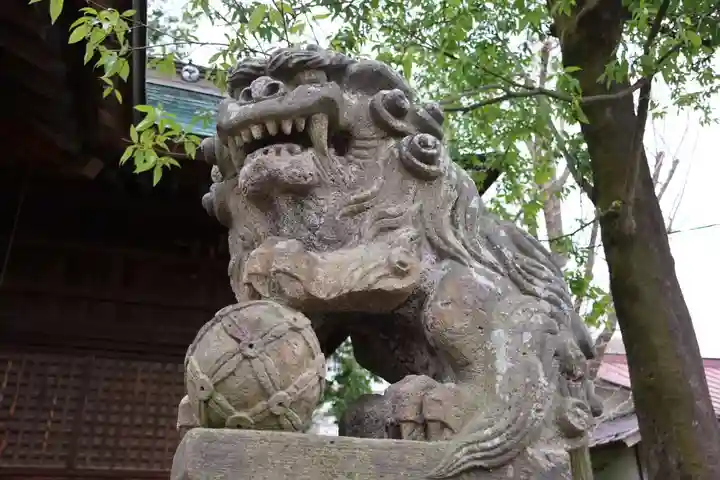 阿邪訶根神社の狛犬