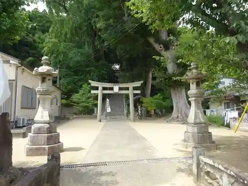 田間神社の鳥居