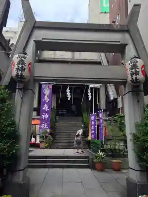 烏森神社の鳥居