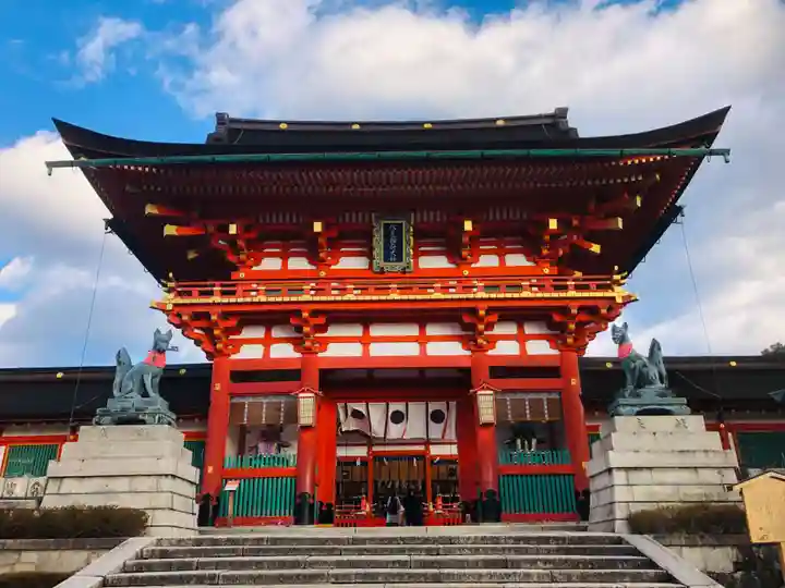 伏見稲荷大社の山門・神門
